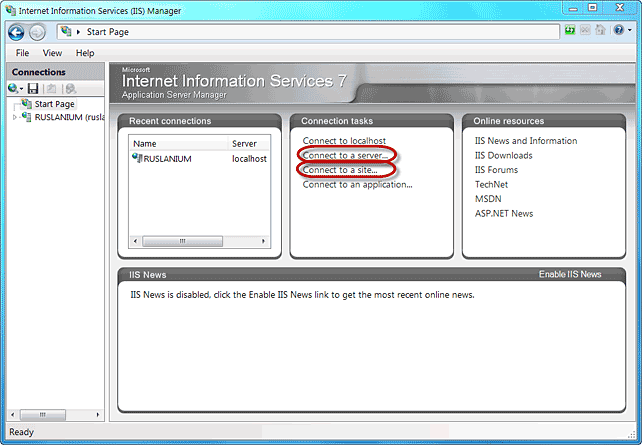Helicon Ape Snapin in IIS Manager